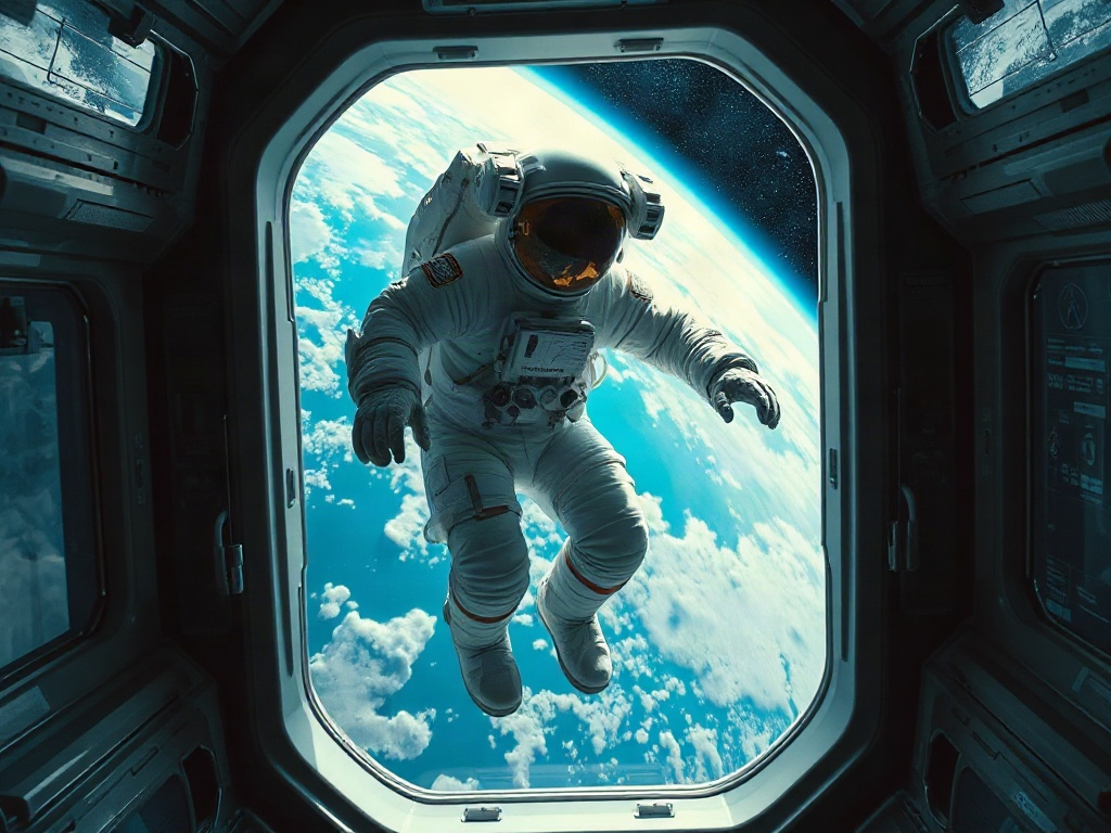 Astronaute flottant